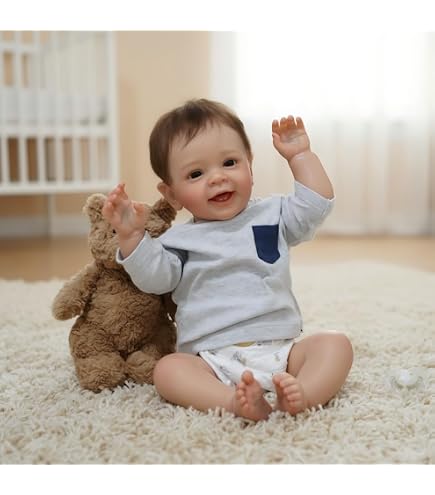 Amazon | LONIAN 24インチ 60cm リボーンドール 赤ちゃん人形 ソフト